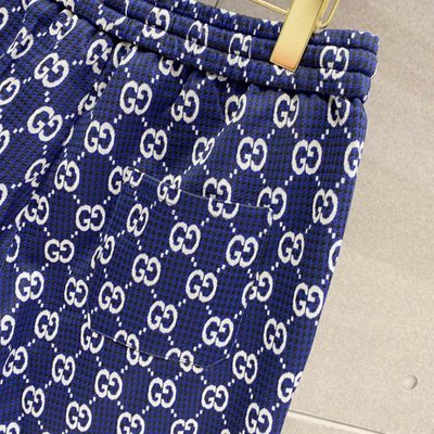 Gucci Navy Blue GG Jacquard shorts — 7
