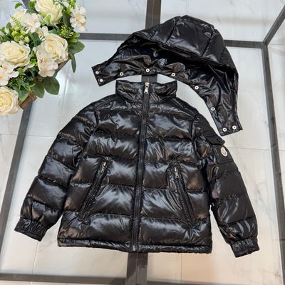 Moncler Enfant New Maya Quilted Hooded Puffer Jacket — 9