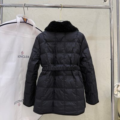 Moncler Cygnes Belted Short Down Jacket — 8