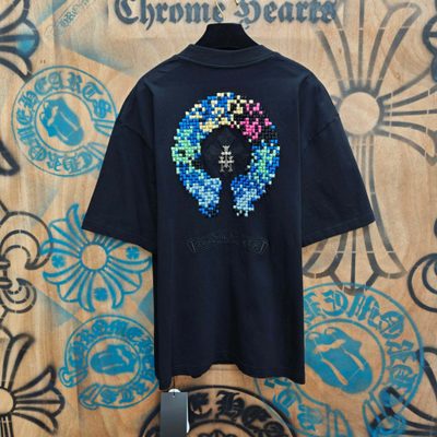 Chrome Hearts Black Casual Sunflower Tee — 4