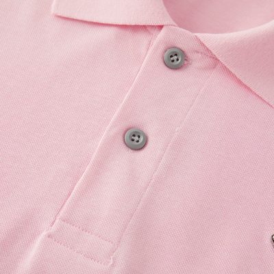 Prada piqué polo shirt in powder pink — 4