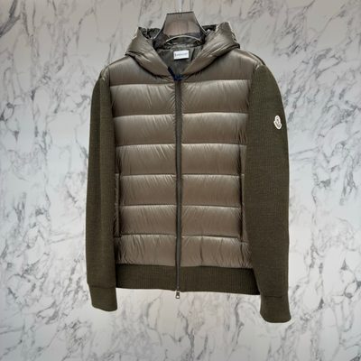 Moncler Logo-Appliquéd Wool-Trimmed Quilted Shell Hooded Down Jacket — 7