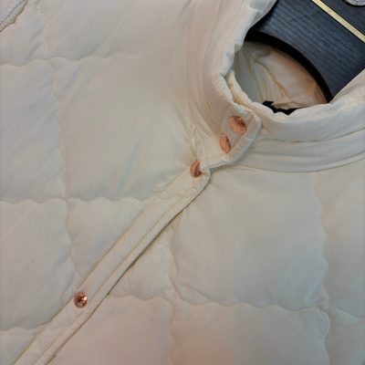 Moncler Diamond Quilted Padded Wool Cardigan — 6