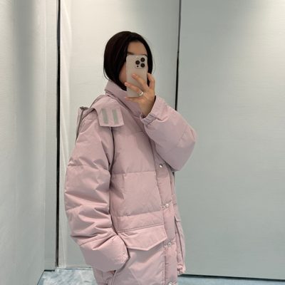 Prada pink hooded puffer jacket — 4