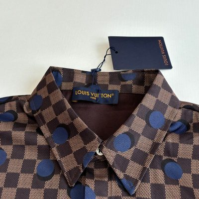 Louis Vuitton Damier Silk Short-Sleeved Shirt — 5