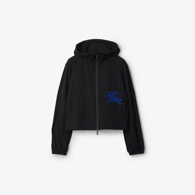 Burberry Cropped Nylon Hooded Jacket — 7