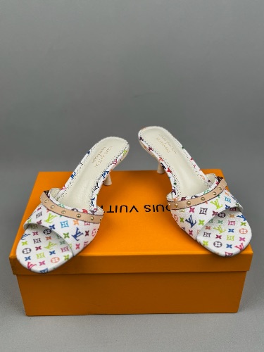 Louis Vuitton x TM 6AM Hill Sandals in white — 4
