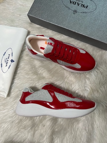 Prada America's Cup patent leather sneakers
