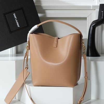 Saint Laurent Le 37 Small Leather Bucket Bag — 3