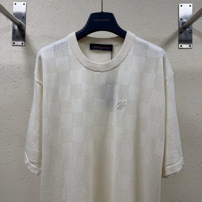 Louis Vuitton Pointelle Signature Short-Sleeved Crewneck — 3