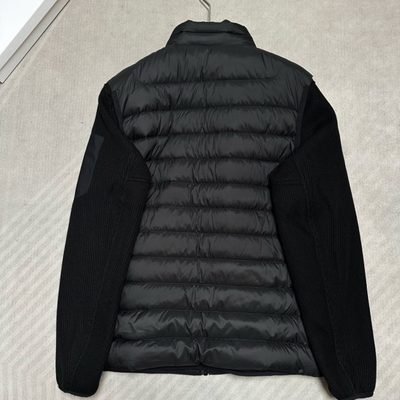 Prada padded nylon-front wool hybrid jacket — 4