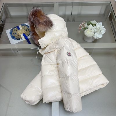 Moncler Enfant Fur-Trim Padded Jacket — 8