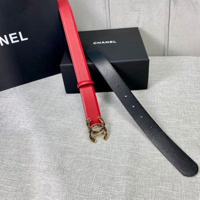 Chanel calfskin leather belt — 5