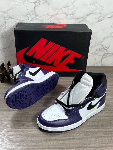 Nike Air Jordan 1 Retro High OG Court Purple 2.0 sneakers. — 4