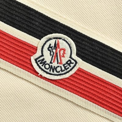 Moncler logo-appliquéd striped shorts — 7