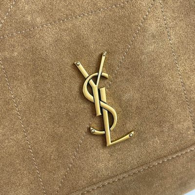 Saint Laurent Jamie Shopping quilted suede tote bag — 8