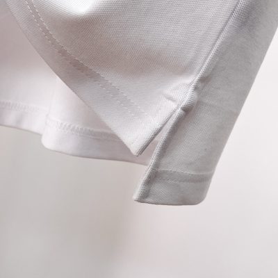 Gucci white cotton piquet polo shirt — 9