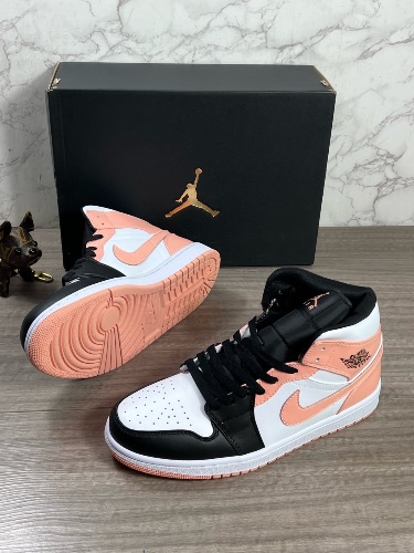 Nike Air Jordan 1 Mid "Crimson Tint" sneakers — 4