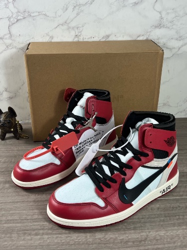 Jordan x Off-White The 10: Air Jordan 1 "Chicago" sneakers — 3
