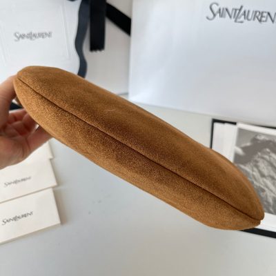 Saint Laurent Amalia Suede Hobo Bag — 6