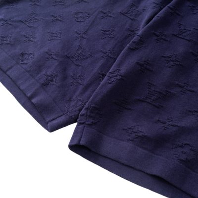 Louis Vuitton deep blue knit shorts — 8
