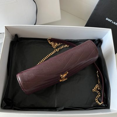 Saint Laurent Cassandre Envelope Chain Wallet — 3