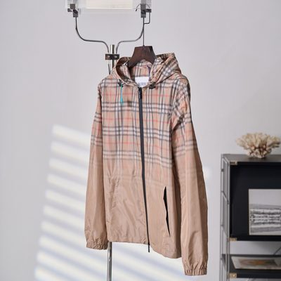 Burberry Gradient Check hooded lightweight jacket — 3