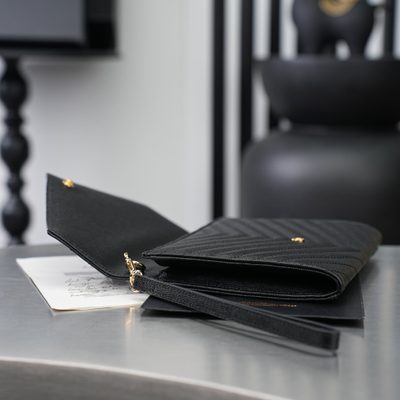Saint Laurent Cassandre Matelassé Flap Pouches — 11