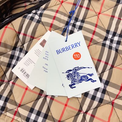 Burberry Kids quilted jacket — 5