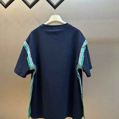 LOEWE blue cotton-blend t-shirt — 4