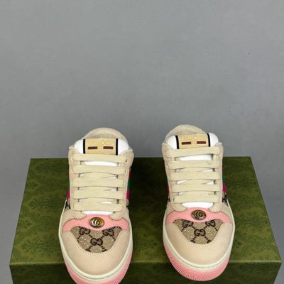Gucci women's GG crystal Screener sneakers — 3