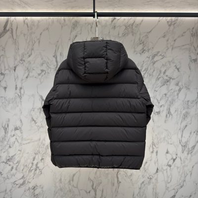 Moncler Arneb Hooded Short Down Jacket — 3