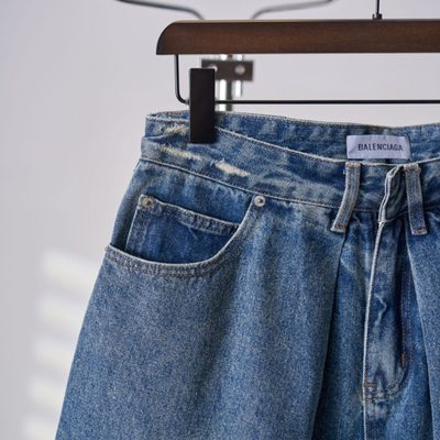 Balenciaga denim shorts — 4
