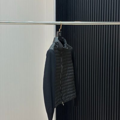 Moncler Padded Wool Zip-Up Cardigan — 3