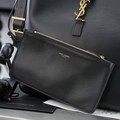 Saint Laurent Le 5 À 7 Large Leather Shoulder Bag — 3
