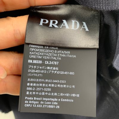 Prada superfine wool polo shirt — 10