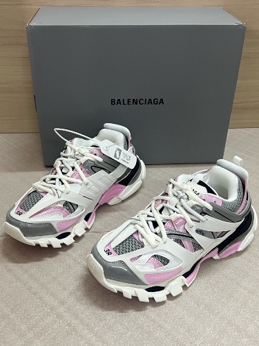 Balenciaga Track sneakers in the White, Pink, and Grey colorway — 3