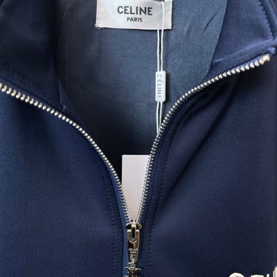 Celine Tracksuit Jacket in Double Face Jersey — 10