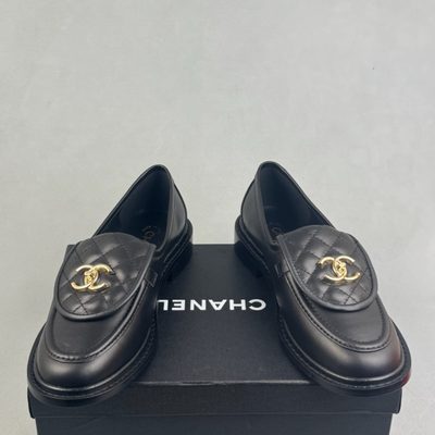 Chanel quilted lambskin loafers — 4