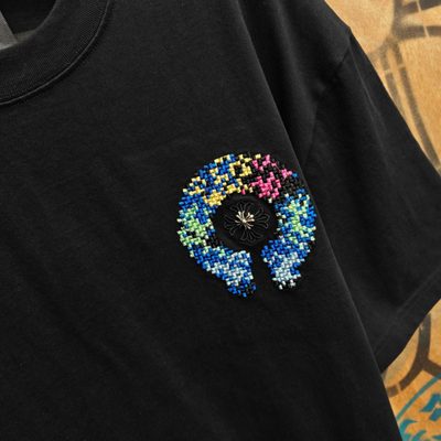 Chrome Hearts Black Casual Sunflower Tee — 6