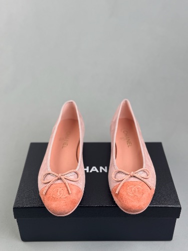 Chanel Suede Cap Toe Ballet Flats — 3