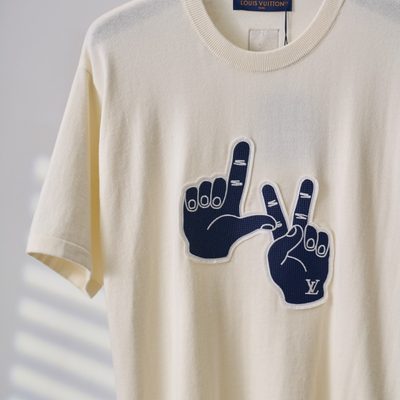 Louis Vuitton Short-Sleeved Signature Patch Crewneck — 5