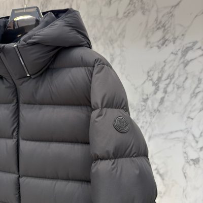 Moncler Arneb Hooded Short Down Jacket — 6