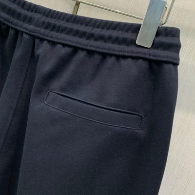 Loro Piana black zip-through overshirt and matching drawstring trousers set — 8