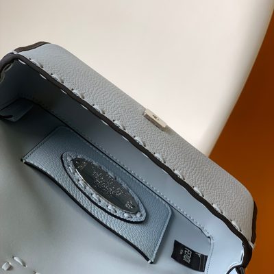 Fendi Baguette macro-stitch messenger bag (T) — 5
