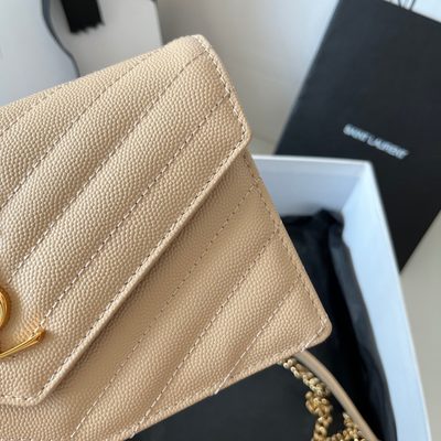 Saint Laurent Classic Cassandre Chain Wallet — 7