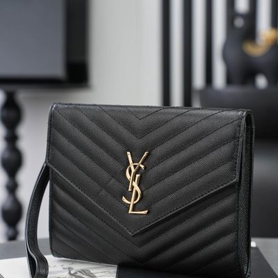 Saint Laurent Cassandre Matelassé Flap Pouches — 6