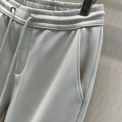Moncler cotton fleece zip-up hoodie and matching cargo sweatpants set — 4