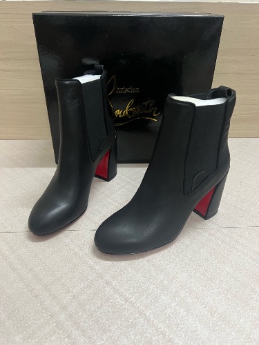 Christian Louboutin Turelastic black leather ankle boots — 3
