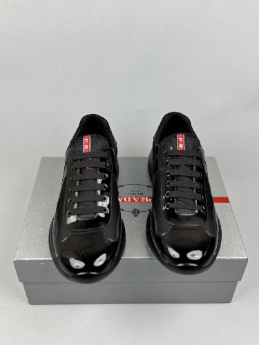 Prada America's Cup patent leather sneakers — 3